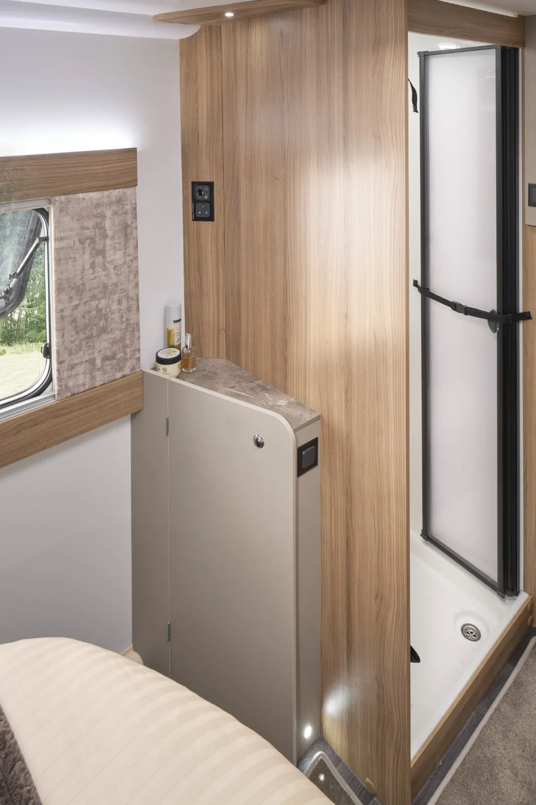 Bailey Unicorn Lite Murcia island bedroom with bedside storage and wardrobes